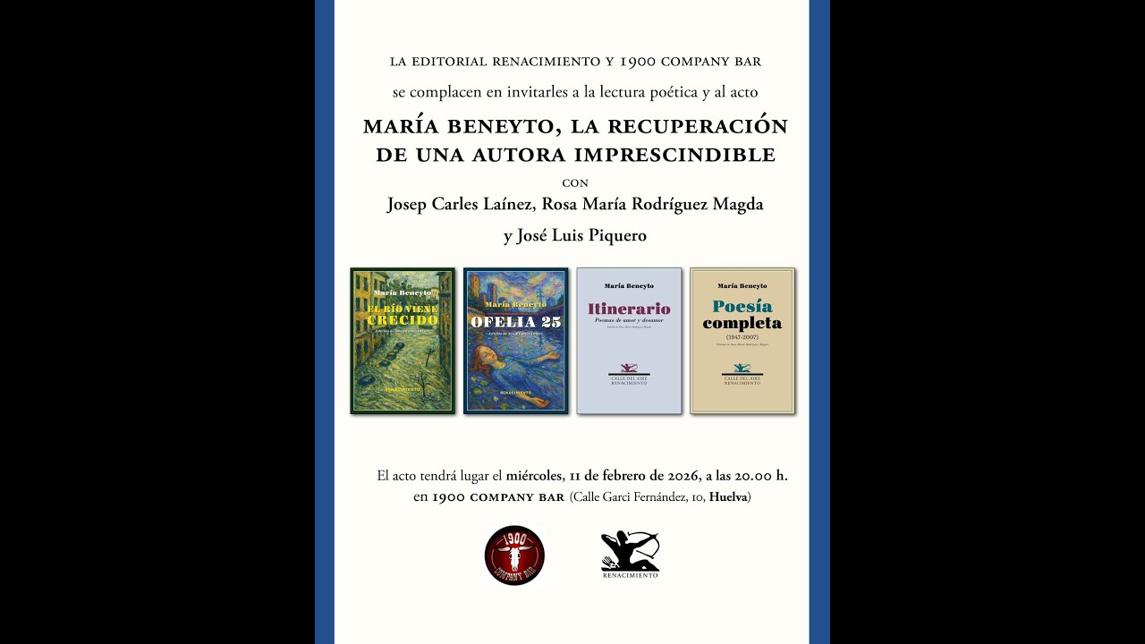 María Beneyto en Las noche del 1900 Huelva 11.02.26