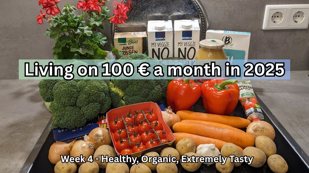 LIVING ON 100 € A MONTH -  Week 4 - Vegan, Cheap and Low Waste