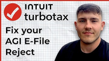 How to fix your AGI e-file reject TurboTax (2025 Guide)