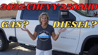 2022 CHEVY 2500HD 12,000 MILE REVIEW // Gas or Diesel // THE PERFECT TOW VEHICLE