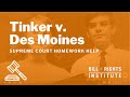 Tinker v des moines  homework help from the bill of rights institute