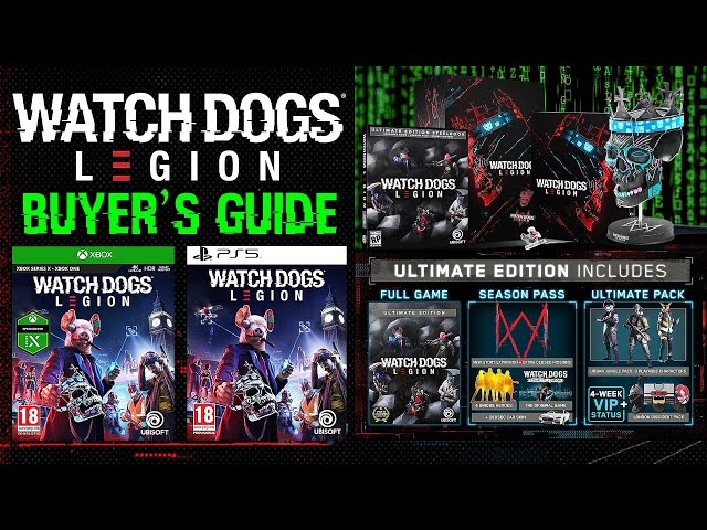  Watch Dogs: Legion PlayStation 5 Standard Edition : Ubisoft:  Video Games