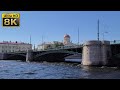 Journey to Peterhof, we go along the Neva River, St. Petersburg, 08/13/2021, 8K video quality, pt 7