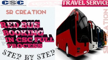 CSC SE BUS TICKET BOOK KAISE KARE |BUS BOOKING IN CSC|HOW TO BOOK BUS IN CSC PORTAL?