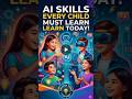 AI Skills Every Child Must Learn Today!             #analyticscareer #dataanalysis #analyticscareer