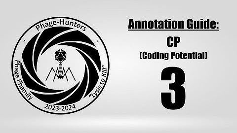 3. Annotation Guide: CP (Coding Potential)