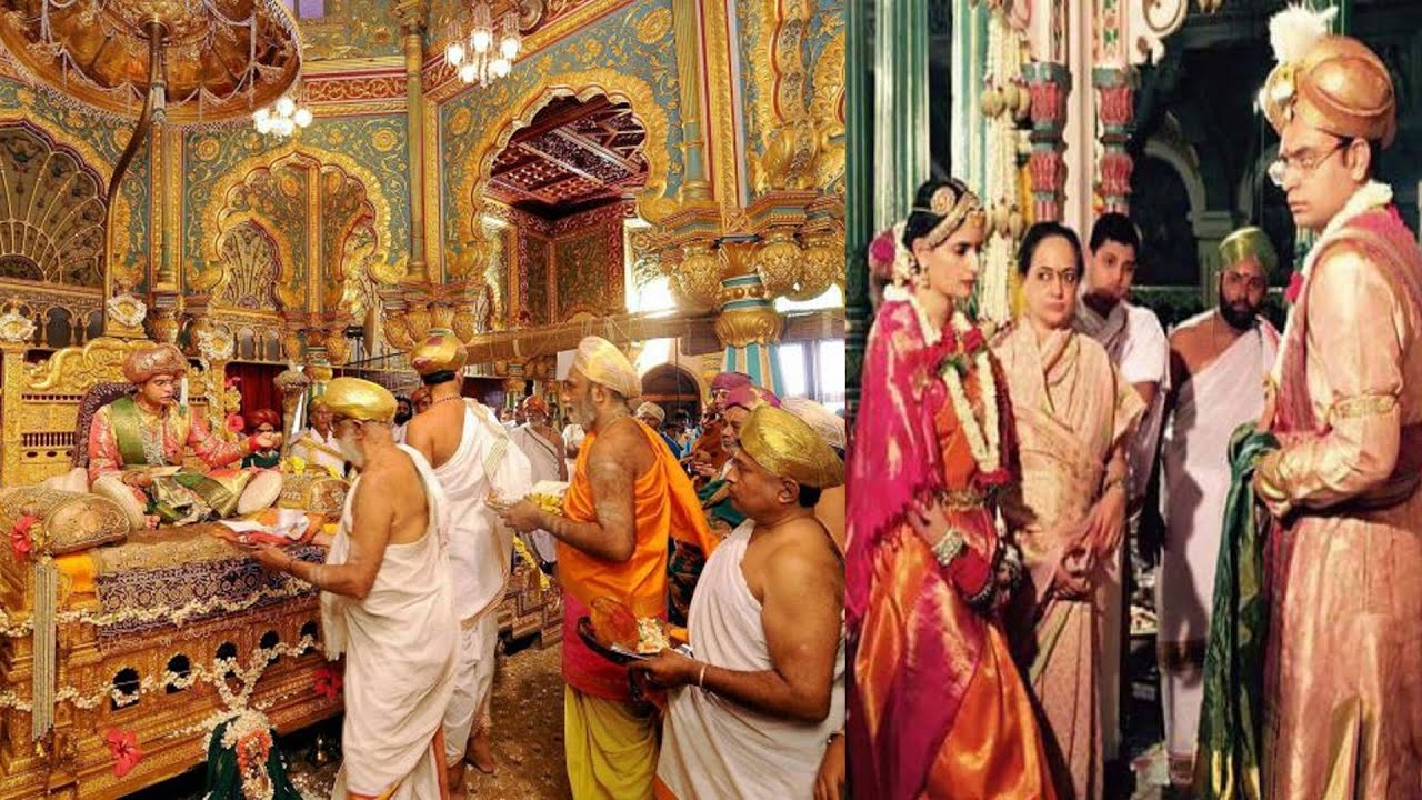 Image for the royal wedding of mysore