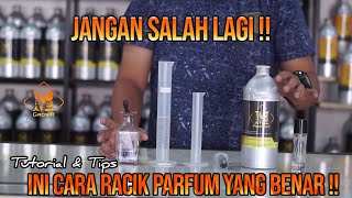 Awas salah!! Ini Cara Racik Parfum Yang Benar Untuk Pemula