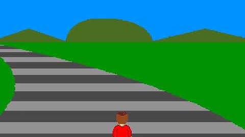 Road Scrolling demo on the MegaDrive