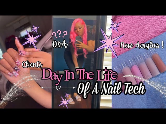 Life of a nail tech  nail tech Q&A + affordable organization ideas + new nail  room decor & more!! 