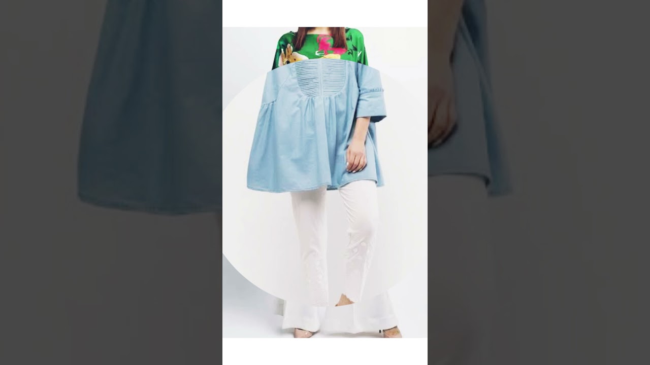 Summer lawn short shirts designs 2021 