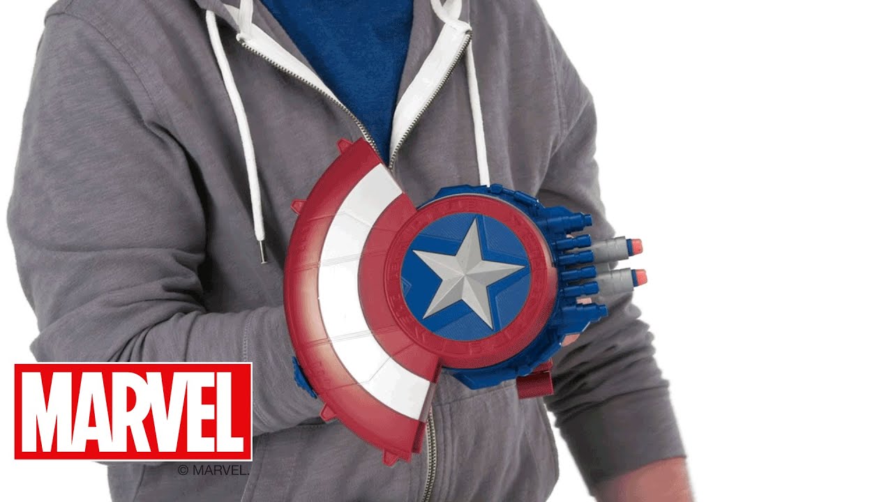 captain america civil war blaster reveal shield