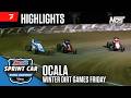 Winter Dirt Games Friday | USAC Sprints at Ocala Speedway 2/13/26 | Highlights