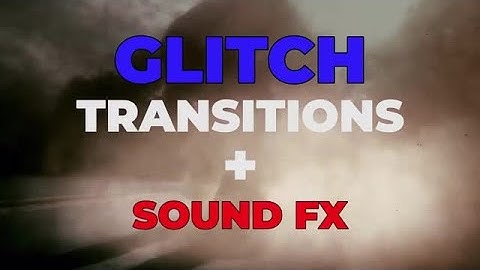 Glitch Transitions Premiere Pro Templates