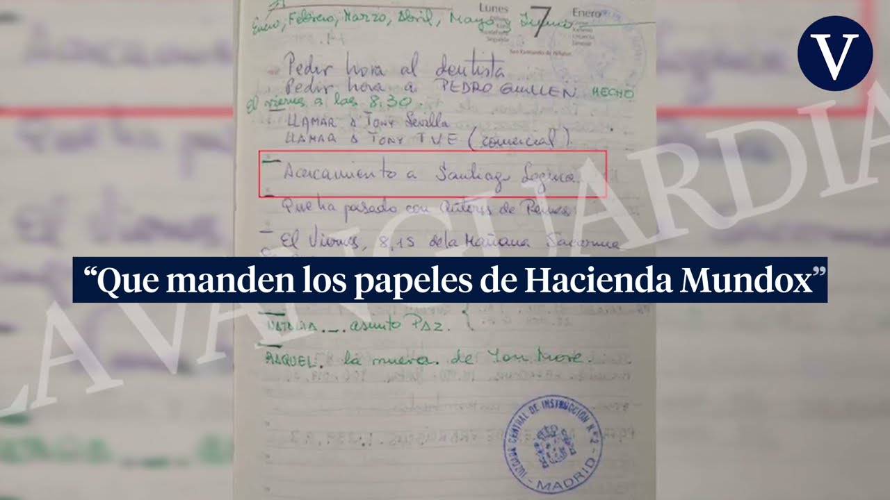 Las agendas de José Luis Moreno al descubierto: mordidas, cartas desde prisión y dinero negro