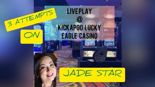 Jade Star 3 ATTEMPTS for a Super Win Big @ Kickapoo Lucky Eagle Casino
