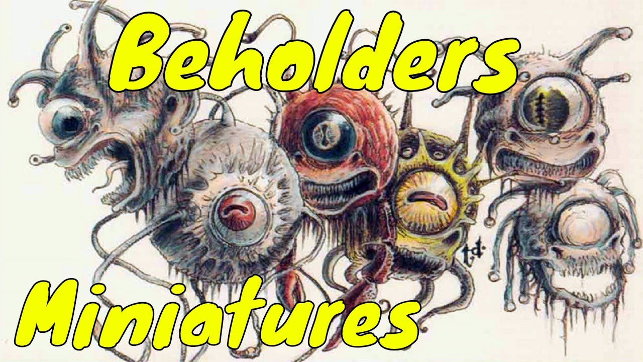 dm tips satine D&D Beholder Miniatures Collection