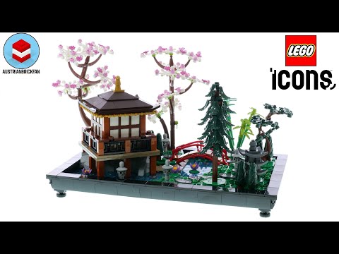 LEGO Icons 10315 Tranquil Garden Speed Build Review