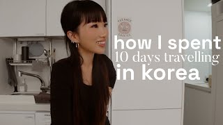 korea vlog | food in seoul and jet lag