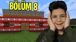 MAVİ'NİN EVİNİ YAKTIM MİNECRAFT 8. BÖLÜM