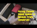 Installing 5kW Chinese diesel heater in the Trafic campervan