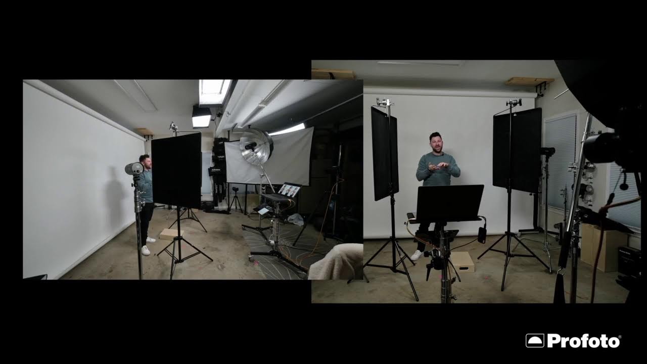 How to light a white background YouTube