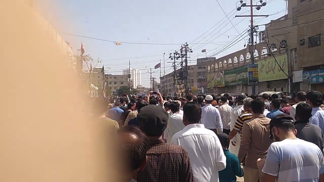 Syed Salman Haider Shaheed ka Janaza Akhari Rukhsat 😢😢😢