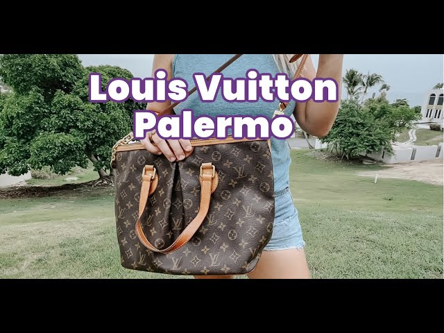 Here's an up close shot of the gorgeous Louis Vuitton Palermo PM