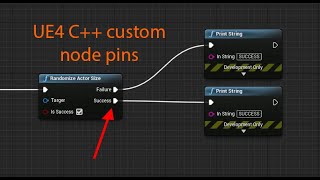 Unreal C++ custom node with pins