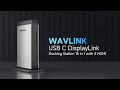 WAVLINK USB C DisplayLink Docking Station 15 in 1 with 3 HDMI