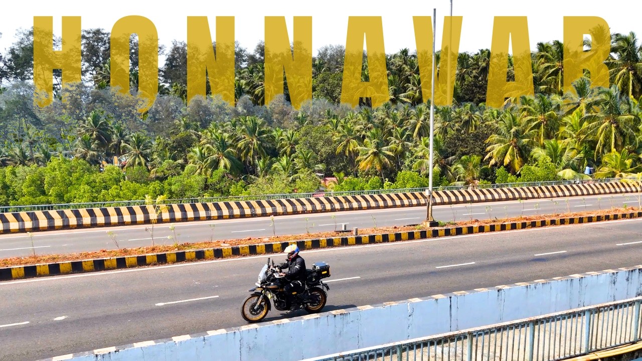 Goa to Honnavar Ride  | Nathagiri Bridge & Sharavathi River Boating | Gokarna Series Ep 2