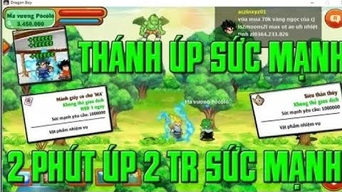 Ngọc Rồng Online || Thánh Up Sức Mạnh Đánh đại ma vương Picolo !