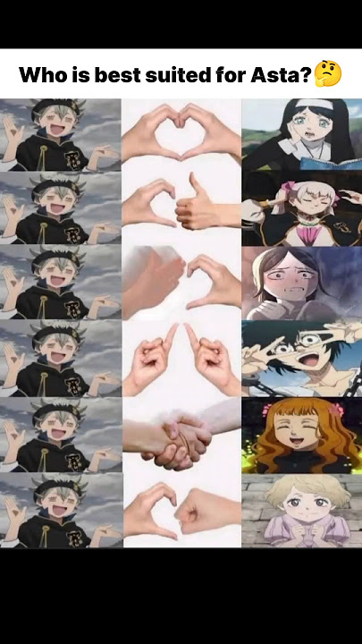 Who is best suited for Asta?#asta #blackclover #anime #animeshorts
