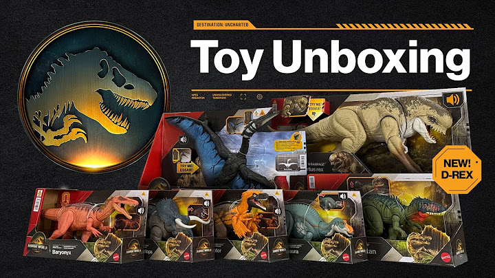 UNBOXING Jurassic World Rebirth: 4K Review of NEW 2025 Mattel Toys (D-REX!) / CollectJurassic.com