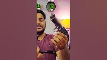 Gun Lighter Review | Heavy Weight Reloaded Pull  Gun Lighter With Stand  | Steel Silver Ges Lighter