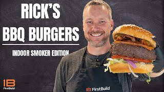 Rick&#39;s Smoked BBQ Burgers | GE Profile Smart Indoor Smoker