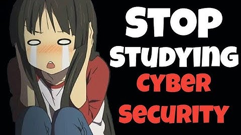 Quit Cybersecurity Now