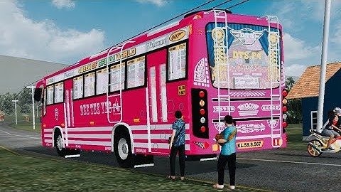 Kerala Private Bus Mod In Bus Simulator Indonesia - Bussid Bus Mod - Bussid Car Mod - Bussid