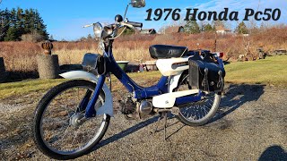 My 1976 Honda Pc50 moped