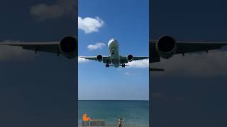 Emirates 777 Landing #Travel #Short