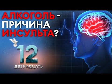 АЛКОГОЛЬ — ПРИЧИНА ИНСУЛЬТА? ДВЕНАДЦАТЬ