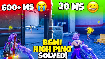 GET 20 MS LOW PING IN BGMI 🔥 HOW TO FIX HIGH PING ISSUE IN BGMI | BGMI NEW UPDATE HIGH PING PROBLEM