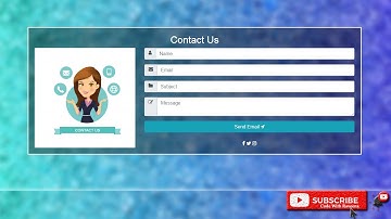 Responsive Contact Form - Bootstrap 4 | Blur Background Contact Us Form | Code with Raveena