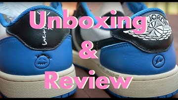 Travis Scott / Fragment Air Jordan 1 LOW Unboxing