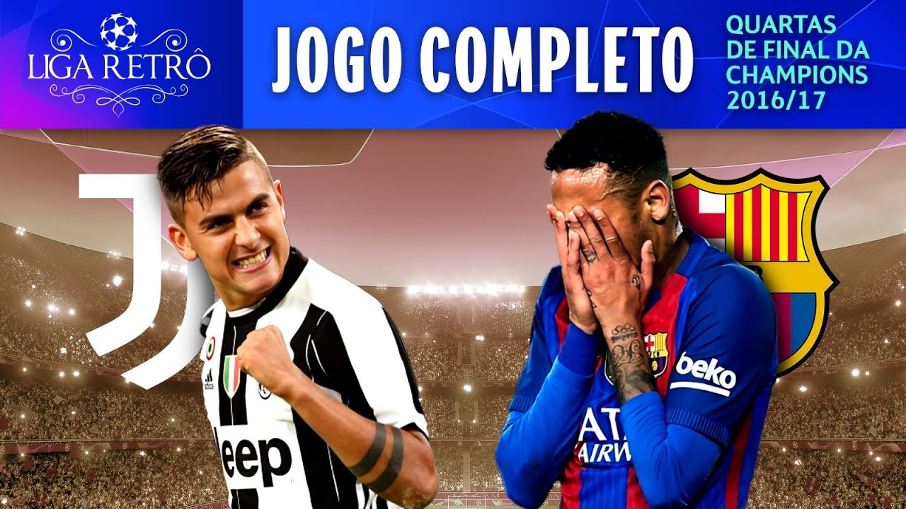 JUVENTUS 3 X 0 BARCELONA | JOGO COMPLETO COM IMAGENS | CHAMPIONS LEAGUE 16/17
