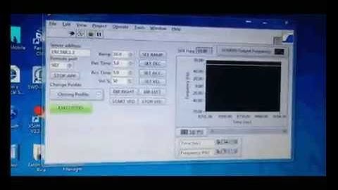 Closing Profile with VFD - Automatic Control with LabVIEW and Modbus TCP