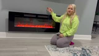 BREEZEHEAT electric wall fireplace introduction video