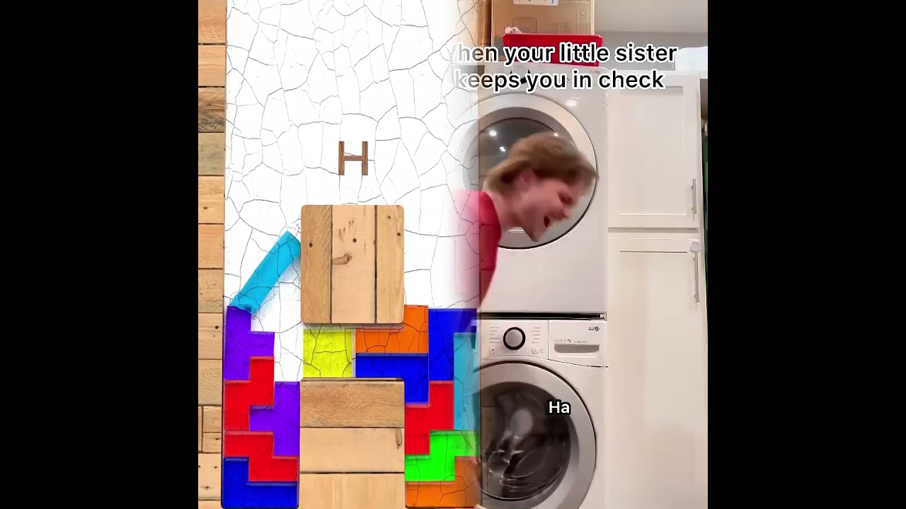 When your little sister keeps you in check lol 