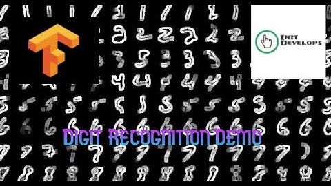 Demo of digit recognition [Tensorflow and Python]