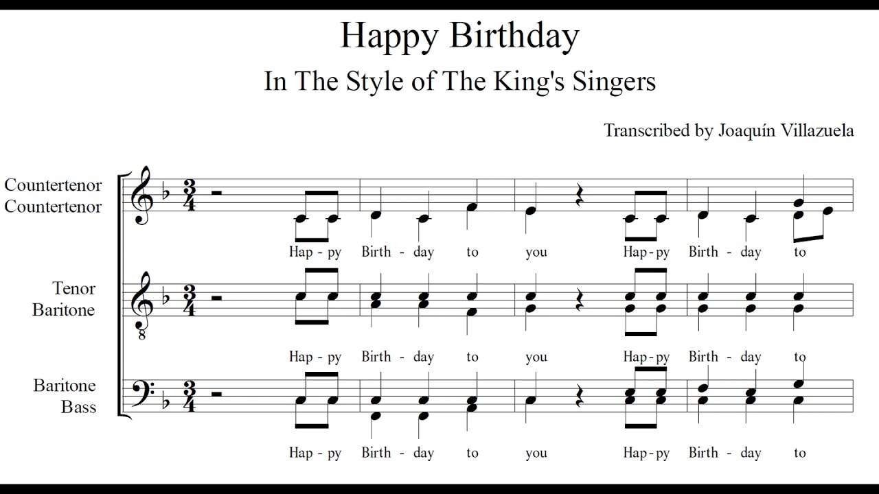King's Singers Sheet Music and Songbook Arrangements